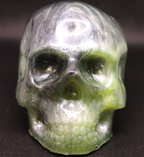 Set of Three Skulls - Handmade Resin Decorative Art
